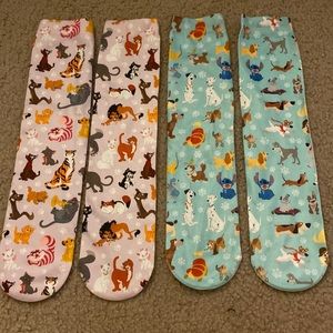 2 pair of Disney socks